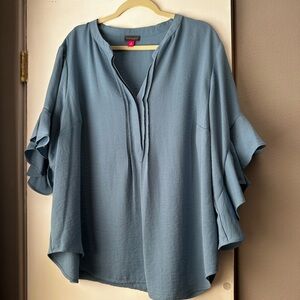 Vince Camuto Blue Blouse, 2X